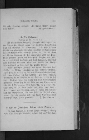 5) Aus der Oberförsterei Trittau (Kreis Stormarn).