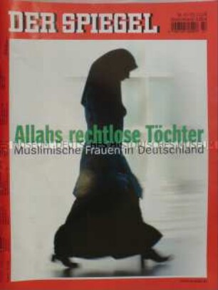 Nachrichtenmagazin "Der Spiegel" mit Titelstory zu muslimischen Frauen in Deutschland