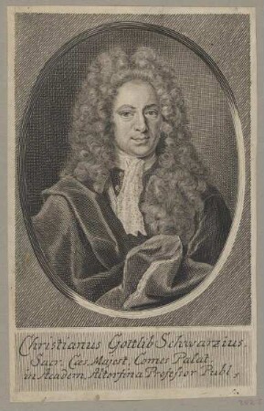 Bildnis des Christianus Gottlib Schwarzius
