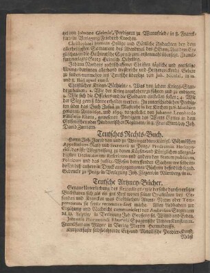 Teutsches Rechts-Buch.