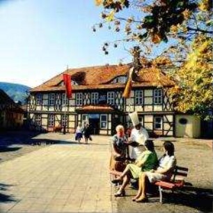 Die Vorsitzende der DSF-Ortsgruppe Ilsenburg im Gespräch