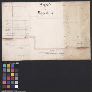 Schleuse in Rothenburg