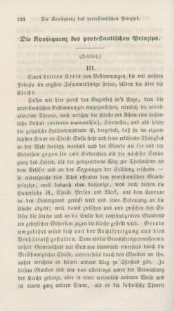 238-244 Die Konsequenz des protestantischen Prinzips : Schluss