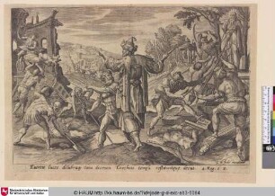 [Hiskija lässt die Kultbilder zerstören; Hezekiah Having the Idols Destroyed]
