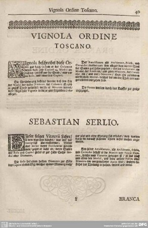 VIGNOLA ORDINE TOSCANO.