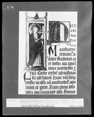 Missale Cisterciense. Pars hiemalis — Der heilige Andreas, Folio 132recto