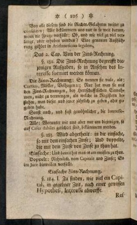 226-295, Das 2. Cap.