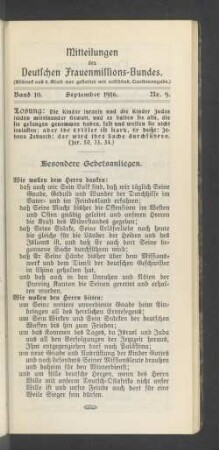 Nr. 9. September 1916
