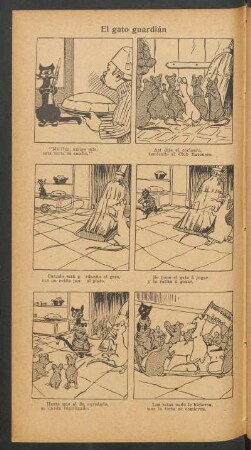 El gato guardián - [Cómic]