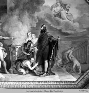 Decken- und Wandmalerei : Heimkehr des Odysseus