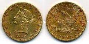 10 Dollar, Goldmünze