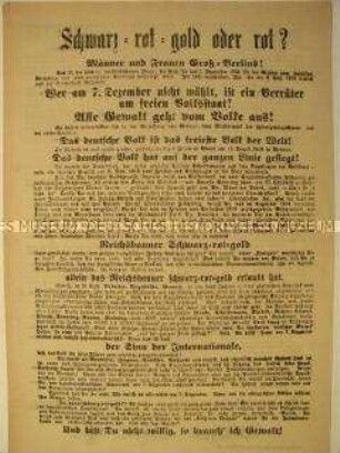 Wahlpropaganda der Nationasozialistischen Freiheitsbewegung zur Reichstagswahl 1924