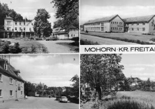 Wilsdruff-Mohorn. Ortsansichten u.a. Feierabendheim "Baumannheim", früher Tännichtmühle, Ansichtskarte