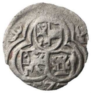 Fundmünze, Pfennig (einseitig), 1573 - 1577
