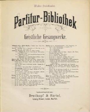 Ein' feste Burg ist unser Gott : Kantate Nr. 80 ; gem. Chor ; [für vierstimmigen Chor, Soli, Orchester und Orgel]