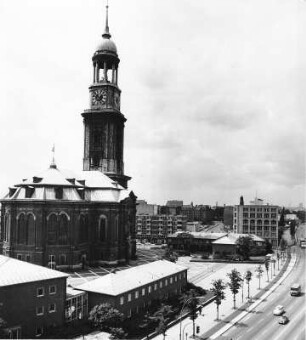 Hamburg-St. Pauli. Hauptkirche St. Michaelis.