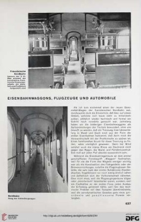 4: Eisenbahnwaggons, Flugzeuge und Automobile