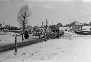 Eisbildung auf der Stör