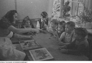 Kinderwochenheim der Handelsorganisation (HO), April 1951