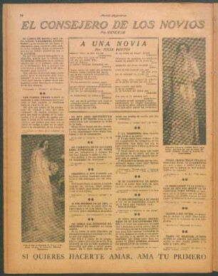 A una novia