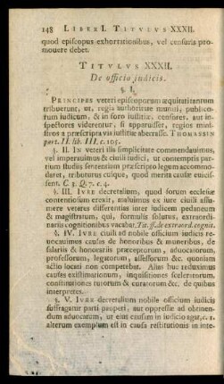 Titulus XXXII. De officio iudicis.