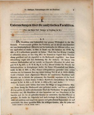 Journal für die reine und angewandte Mathematik, 33. 1846