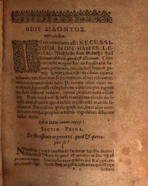 Telum Necessitatis, sive De Praesidio Necessitatis Contra Legem, (ad intellectum cap. 4. verb. cum necessitas non habeat legem. X. de consuet. & cap. quod non est 4. de R.J.) Dissertatio Inauguralis