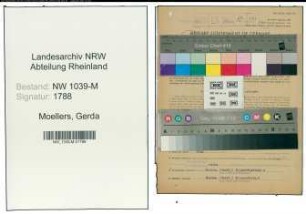 Entnazifizierung Gerda Moellers , geb. 05.10.1918 (Angestellte)