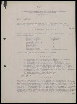 Bätzner, Heinrich, Dr.