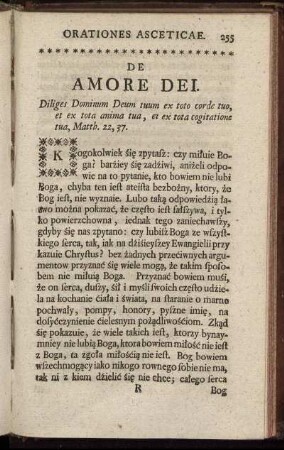 De Amore Dei.
