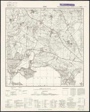 Meßtischblatt 2441 : Jabel, 1952 : Jabel. - Hrsg. 1883, letzte Nachträge 1932, Ausg. 1952. - 1:25000. - [S.l.]: Deutsche Wert-Papier Druckerei VEB, 1952. - 1 Kt.