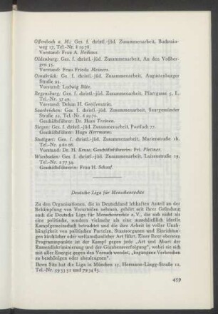 Deutsche Liga für Menschenrechte