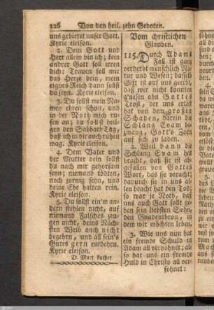 Vom christlichen Glauben.