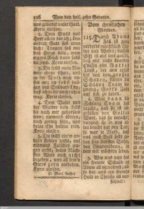 Vom christlichen Glauben.