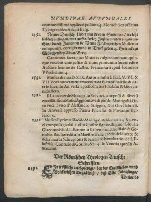 Der Römischen Theologen Teutsche Schrifften.