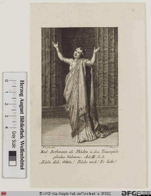 Bildnis (Christiane) Friederike (Conradine) Bethmann, geb. Flittner