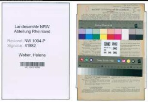 Entnazifizierung Helene Weber , geb. 08.04.1895 ()