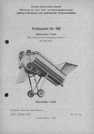 Rübenbröckler F 146/2