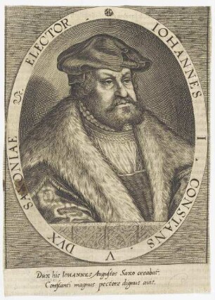 Bildnis des Kurfürsten Johann von Sachsen, dem Beständigen