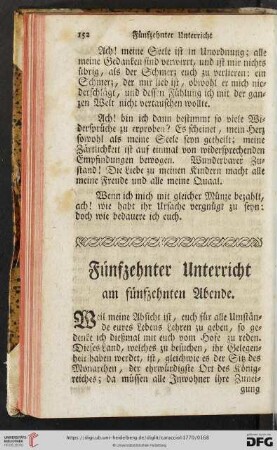 Fuenfzehnter Unterricht am fuenfzehnten Abende