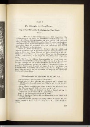 Kriegsgliederung der Bug-Armee