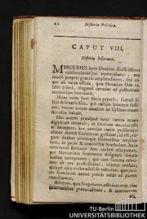 Caput VIII. Historia Mercurii.