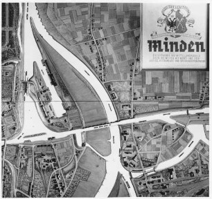 Modell Wasserstraßenkreuz Minden