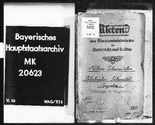 Höhere Lehranstalten: Studienwesen in genere. Lehrbücher (Empfehlung, Genehmigung).