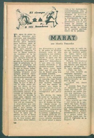 Marat : El tiempo y sus hombres