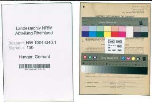 Entnazifizierung Gerhard Hunger , geb. 11.09.1910 (Rechtsanwalt)