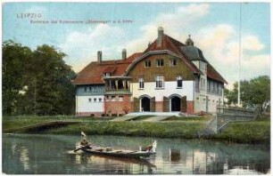 Leipzig : Bootshaus des Rudervereins "Sturmvogel" an der Elster