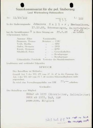 Haller, Johannes