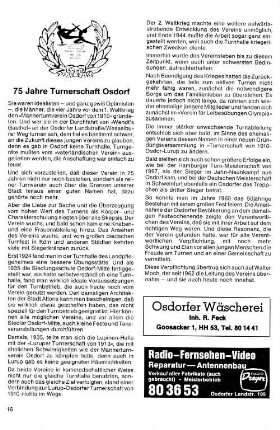75 Jahre Turneschaft Osdorf