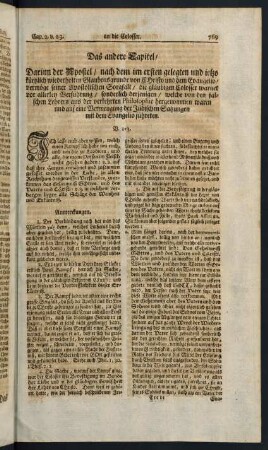 769-793, Das andere Capitel
